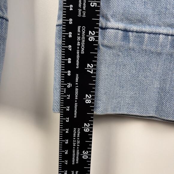 Everlane The Mariner Jean Wide Leg High Rise Light Indigo Denim 33 NWT Coastal - Picture 14 of 16